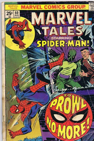 Marvel Tales #60 ORIGINAL Vintage 1975 Marvel Comics Reprints Spiderman 79