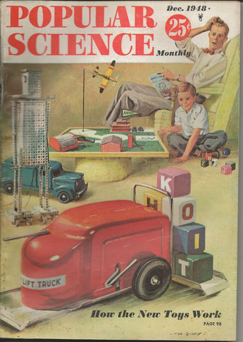 ORIGINAL Vintage December 1948 Popular Science Magazine