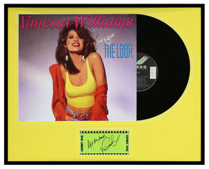 Vanessa Williams Signed Framed 1988 He's Got the Look Record Album Display