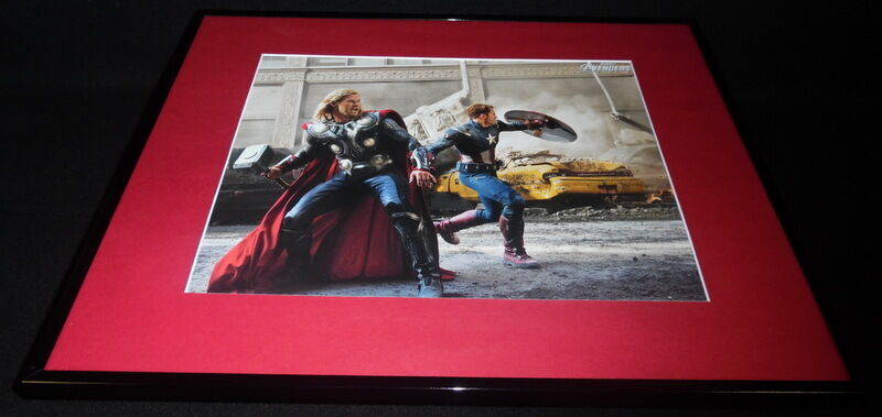 Avengers Thor Captain America Chris Evans Hemsworth Framed 16x20 Poster Display 