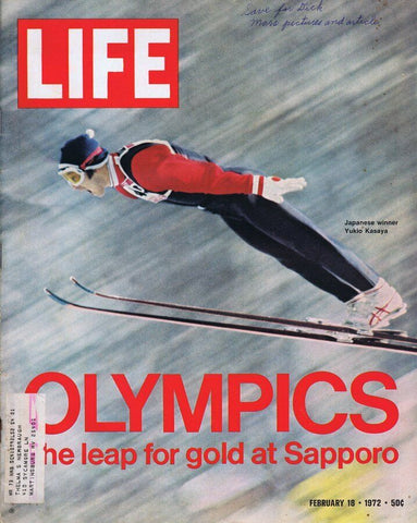 ORIGINAL Vintage Life Magazine February 18 1972 Olympics