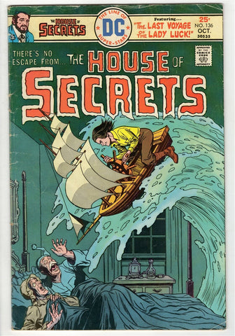 House of Secrets #136 ORIGINAL Vintage 1975 DC Comics 