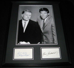 The FBI Cast Signed Framed 16x20 Photo Display Philip Abbott Efrem Zimbalist Jr