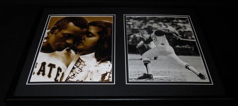 Roberto Clemente Framed 12x18 Photo Set Pirates w/ wife