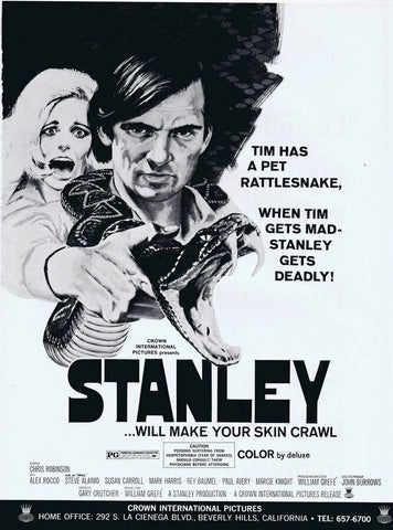 Stanley 1972 ORIGINAL Vintage 9x12 Industry Ad Chris Robinson Alex Rocco