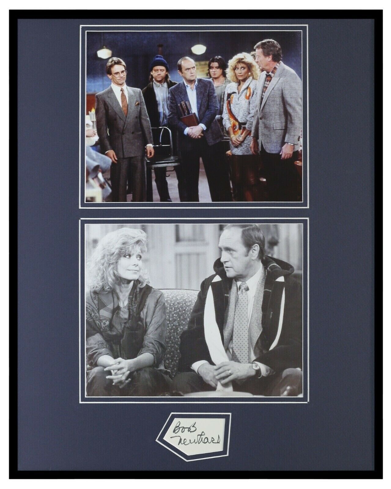 Bob Newhart Signed Framed 16x20 Photo Set w/ cast