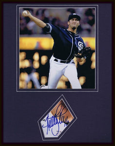 Huston Street Signed Framed 11x14 Photo Display Padres