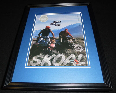 1996 Skoal Make the Cut Tobacco Framed 11x14 ORIGINAL Advertisement