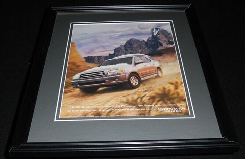 2000 Toyota Sequoia Framed 11x14 ORIGINAL Vintage Advertisement