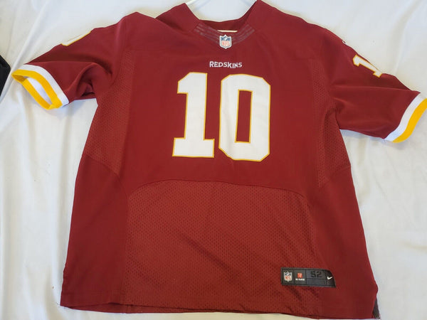 Robert Griffin III RG3 Washington Redskins Stitched Nike Jersey Sz 52