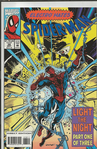 Spider-Man #38 ORIGINAL Vintage 1993 Marvel Comics 