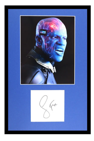 Jamie Foxx Signed Framed Spider-Man Electro 12x18 Photo Display PREMIERE