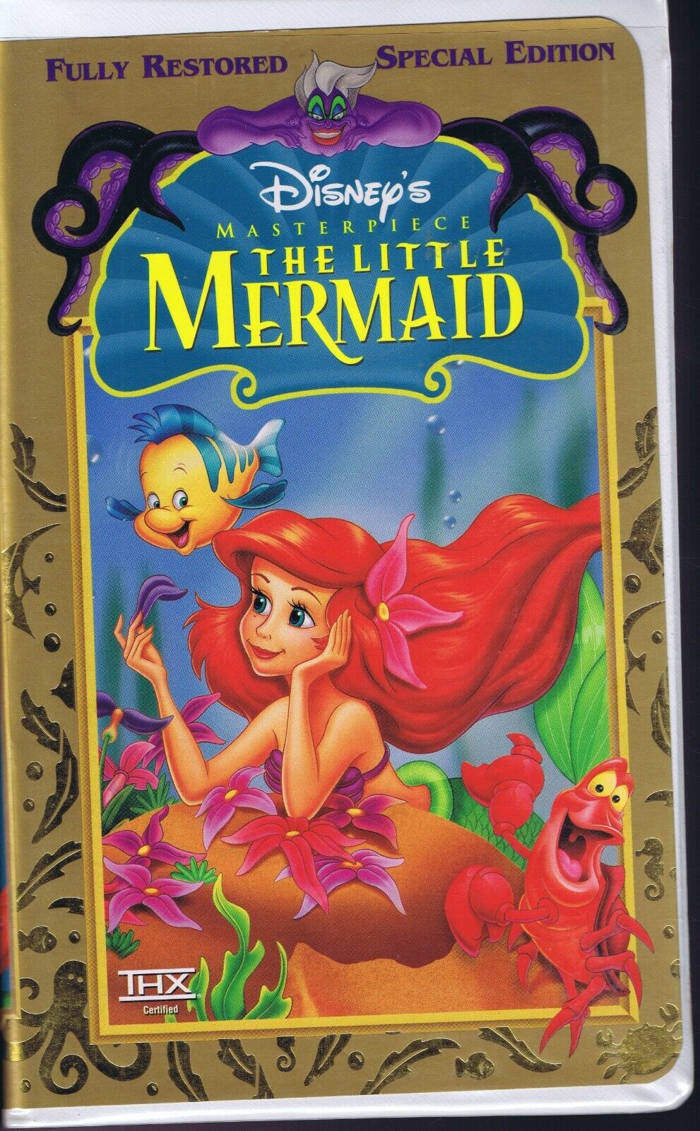 VINTAGE Disney Little Mermaid VHS Cassette Clamshell Jodi Benson Pat Carroll