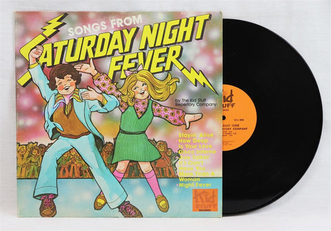 VINTAGE Songs from Saturday Night Fever Kid Stuff LP Vinyl Record Album 