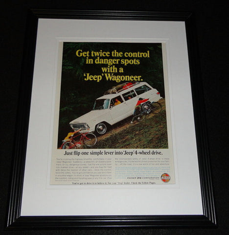 1966 Jeep Wagoneer 11x14 Framed ORIGINAL Vintage Advertisement 