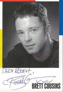 Brett Cousins Signed Trading Card Neighbours