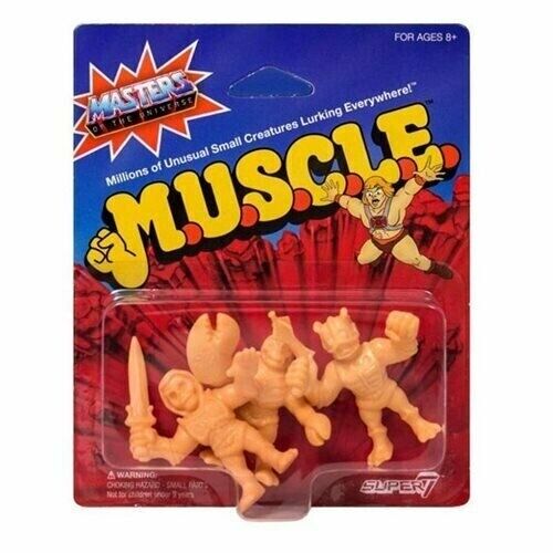 NEW Super7 Masters of the Universe MUSCLE Pack A Figures Skeletor Clawful Zodiac