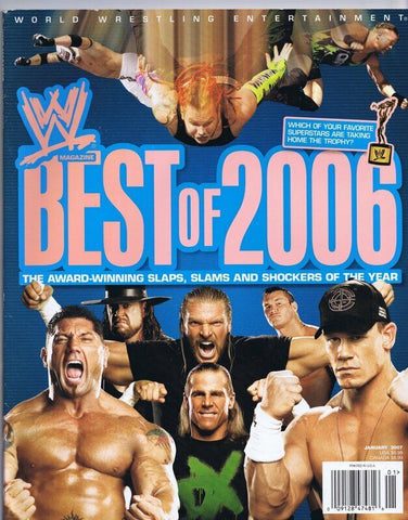 ORIGINAL Vintage Best of WWE 2006 Magazine John Cena 