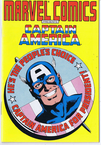 Captain America ORIGINAL Vintage 1987 Mini Comic Book 