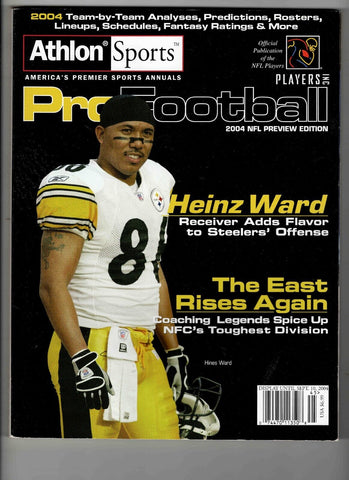 VINTAGE 2004 Athlon Pro Football Magazine Hines Ward Steelers