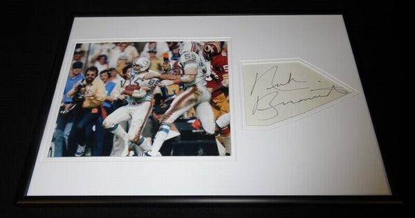 Nick Buoniconti Signed Framed 12x18 Photo Display Dolphins Notre Dame