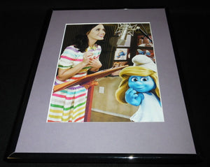 Katy Perry & Smurfette The Smurfs Framed 11x14 Photo Display