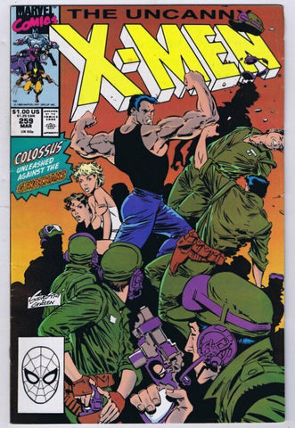 X Men #259 ORIGINAL Vintage 1990 Marvel Comics Colossus