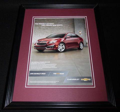 2015 Chevrolet Chevy Cruze 11x14 Framed ORIGINAL Vintage Advertisement