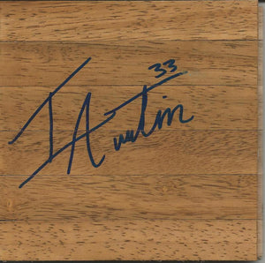 Isaiah Austin Signed 6x6 Floorboard Baylor