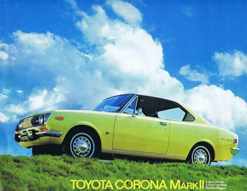 ORIGINAL Vintage 1970s Toyota Corona Mark II Brochure Sales Book