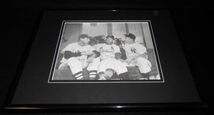 Mickey Mantle Ted Williams Stan Musial Framed 11x14 Photo Display 