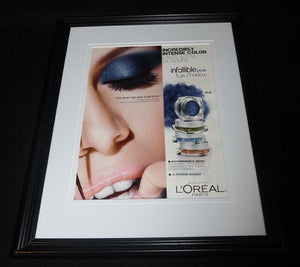 Laetitia Casta 2012 L'Oreal Eye Shadow Framed 11x14 ORIGINAL Advertisement