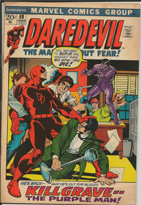 Daredevil #88 VINTAGE 1970 Marvel Comics Purple Man