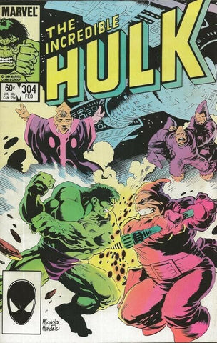 Incredible Hulk #304 ORIGINAL Vintage 1985 Marvel Comics 