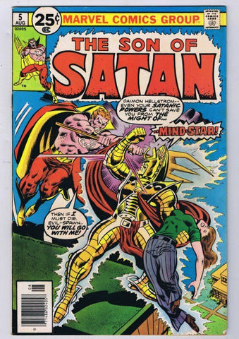 Son of Satan #5 ORIGINAL Vintage 1976 Marvel Comics Daimon Hellstrom