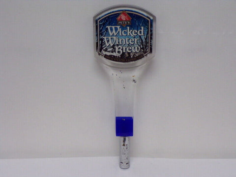 ORIGINAL Vintage Pete's Winter Wicked Brew Beer Keg Tap Handle 