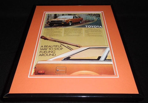 1980 Toyota Corolla SR 5 Liftback Framed 11x14 ORIGINAL Vintage Advertisement