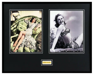 Alexis Smith Signed Framed 16x20 Photo Set