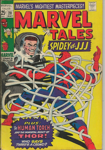 Marvel Tales #20 ORIGINAL Vintage 1969 Reprints Spider-Man 25 J Jonah Jameson