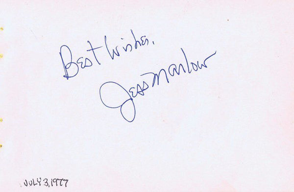 Jess Marlow & Kelly Lange Dual Signed Vintage Album Page RR LOA 