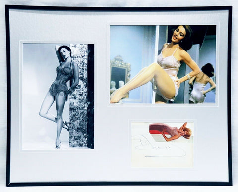 Cyd Charisse Signed Framed 16x20 Photo Display