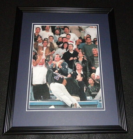 Robin Ventura 2000 World Series Diving Catch Mets Framed 11x14 Photo Display 