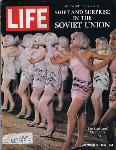 ORIGINAL Vintage Life Magazine November 10 1967 Leningrad Music Hall Girls