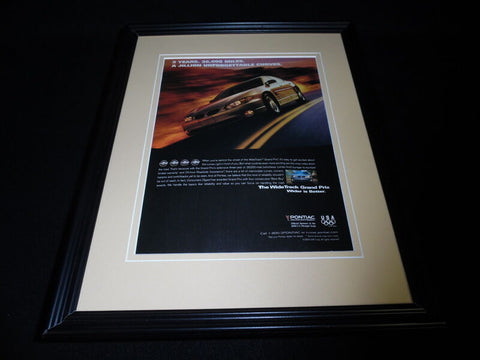 2000 Pontiac WideTrack Grand Prix 11x14 Framed ORIGINAL Vintage Advertisement 