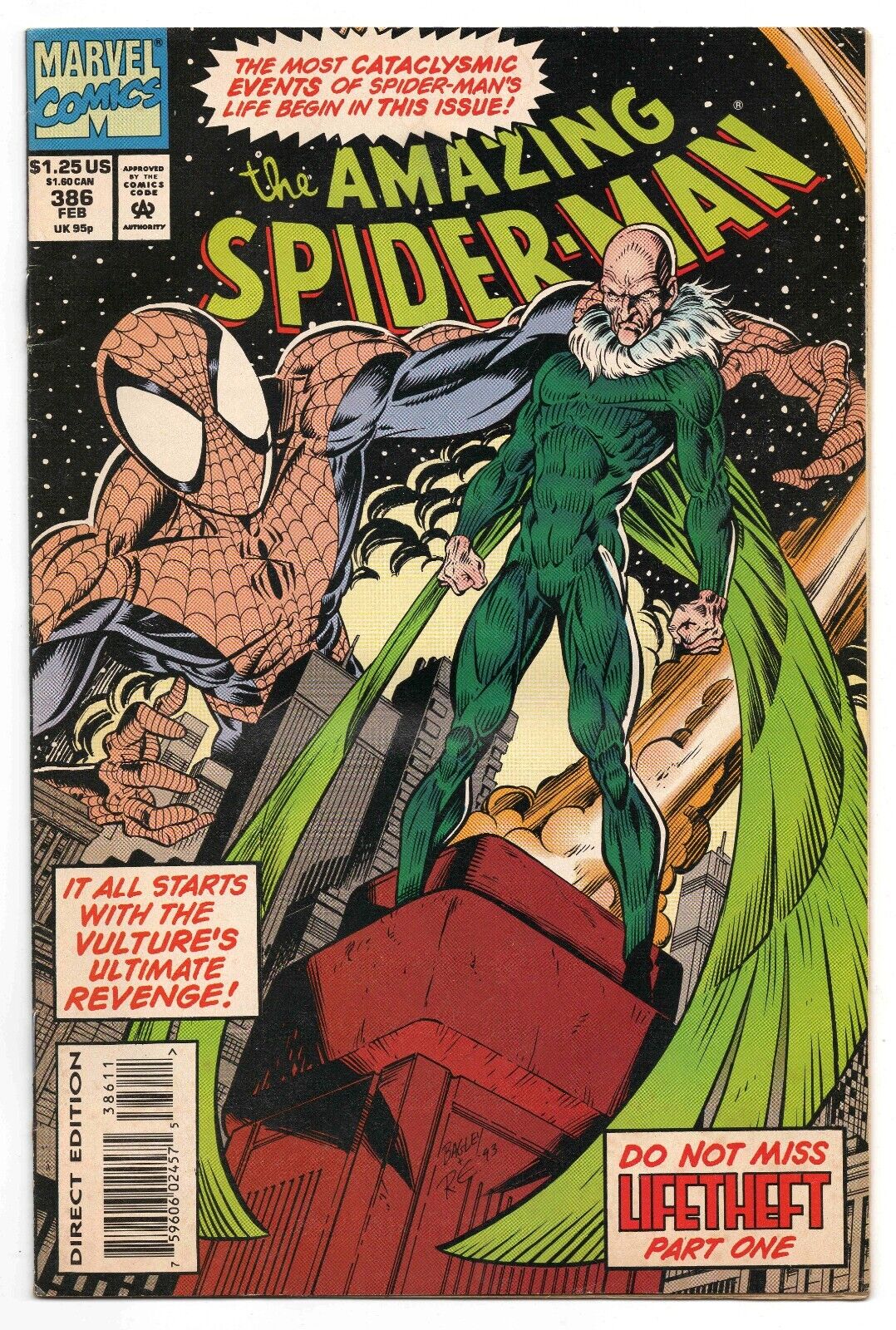 Amazing Spider-Man #386 VINTAGE 1994 Marvel Comics