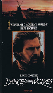 Dances With Wolves (1990) VINTAGE VHS Cassette Kevin Costner