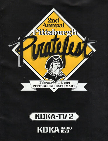 VINTAGE 1991 Pittsburgh Pirates Piratefest Convention Program