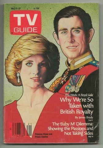 ORIGINAL Vintage May 21, 1988 TV Guide Magazine Prince Charles Princess Diana