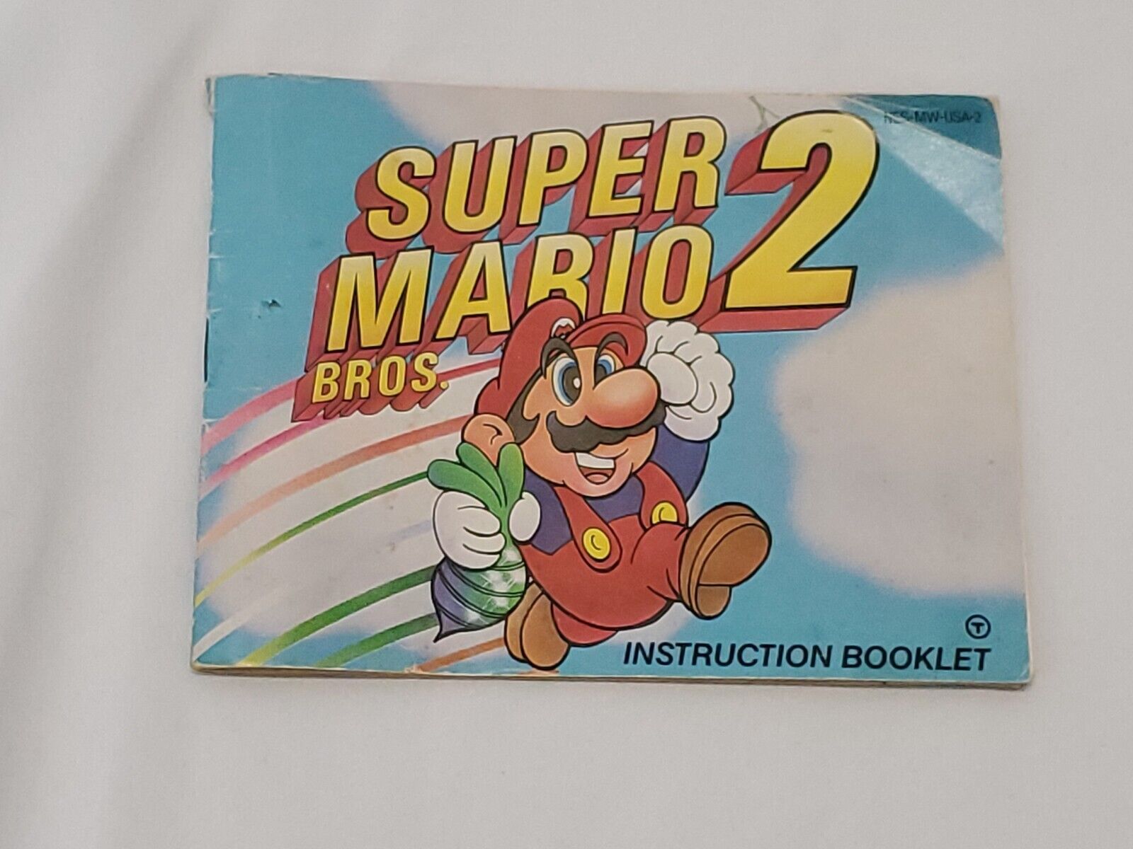 VINTAGE Super Mario Bros 2 Instruction Booklet Manual Nintendo NES