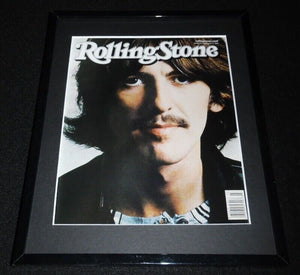 George Harrison Framed January 17 2002 Rolling Stone Tribute Cover Display